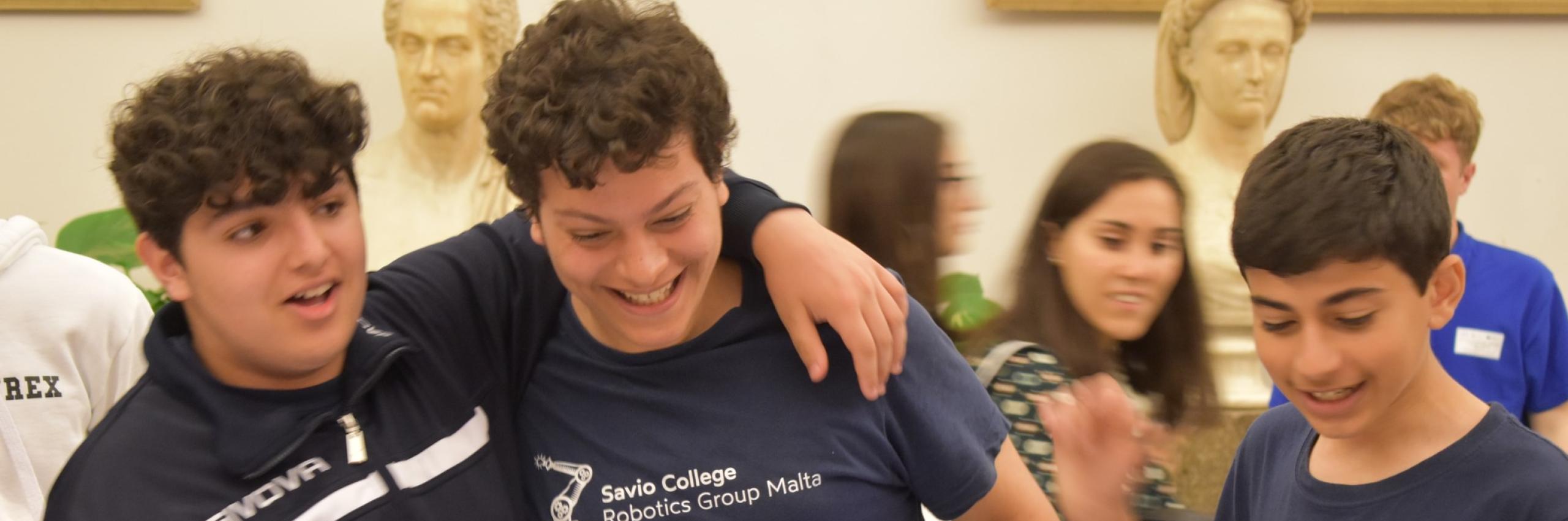 Il team del Savio College di Malta