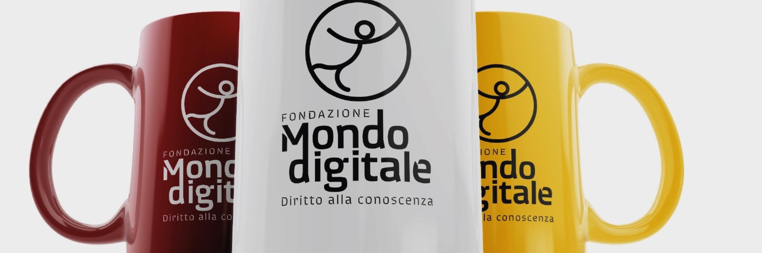 il nuovo logo della Fondazione Mondo Digitale ETS