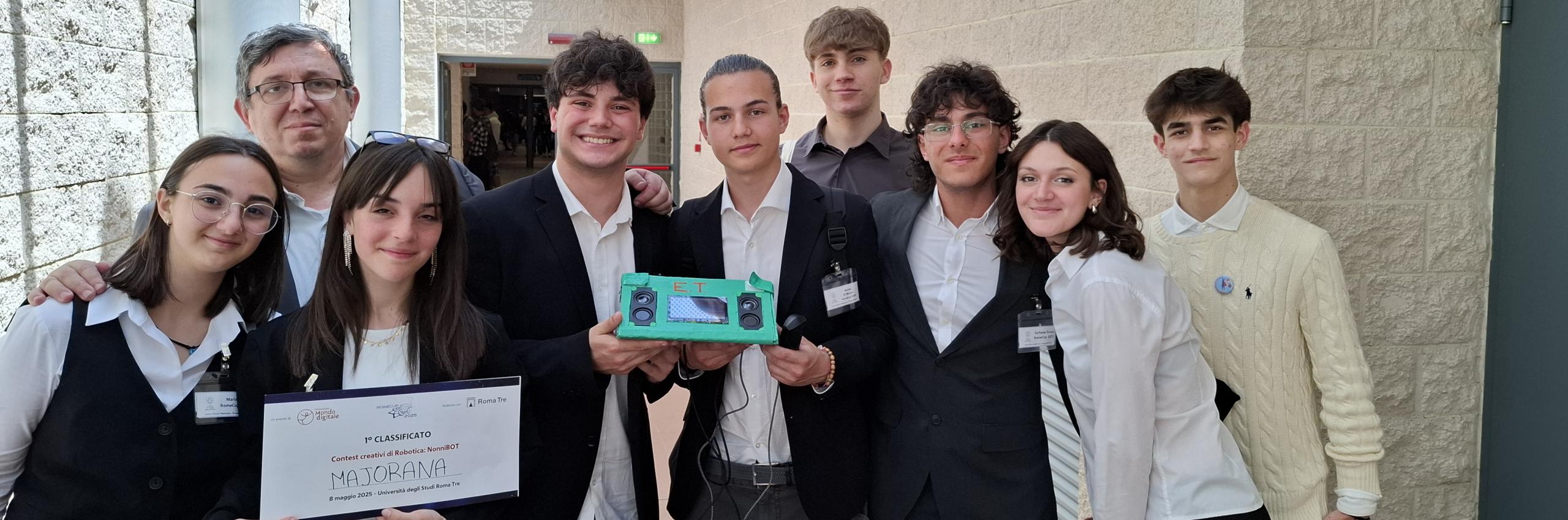 Easy Talk Machine è il progetto vincitore della categoria NonniBOT alla RomeCup 2025