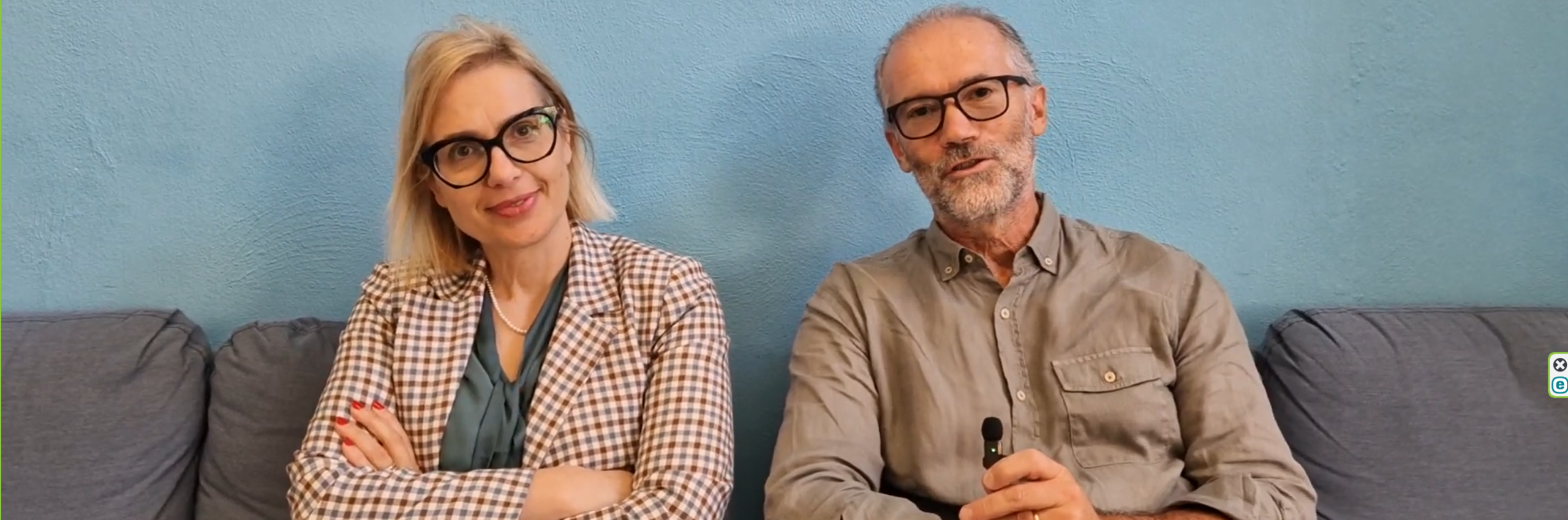 Rosanna Silvaggio e Ilario Titonel, docenti del progetto Diga