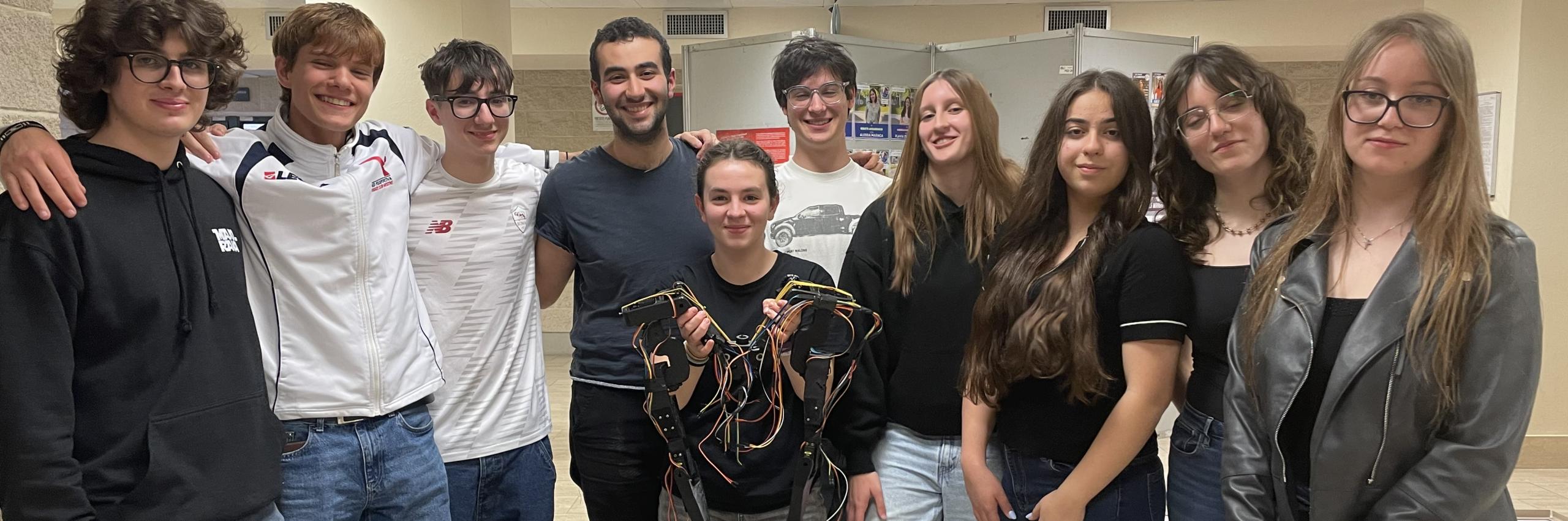 L’esperienza di Antonio Obaid alla RomeCup in gara con i bracci robotici