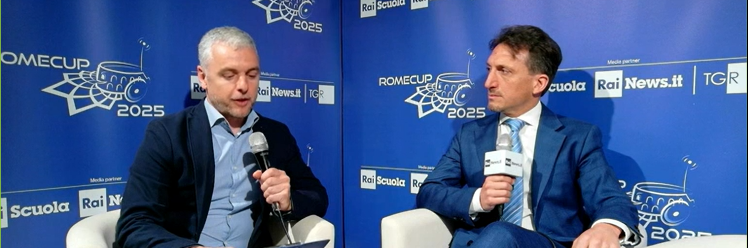 Gianluigi Greco nel corner Rai News