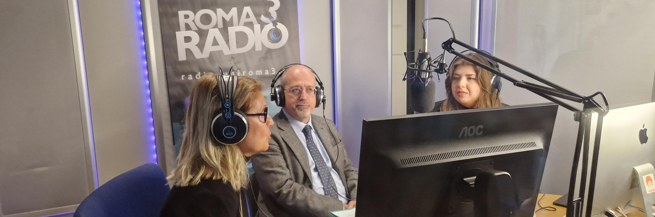 Mirta Michilli e Massimiliano Fiorucci a Roma Tre Radio