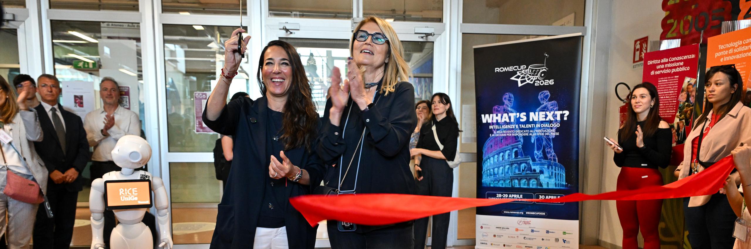 La vicepresidente del Senato Licia Ronzulli inaugura l’area dimostrativa della RomeCup 2026
