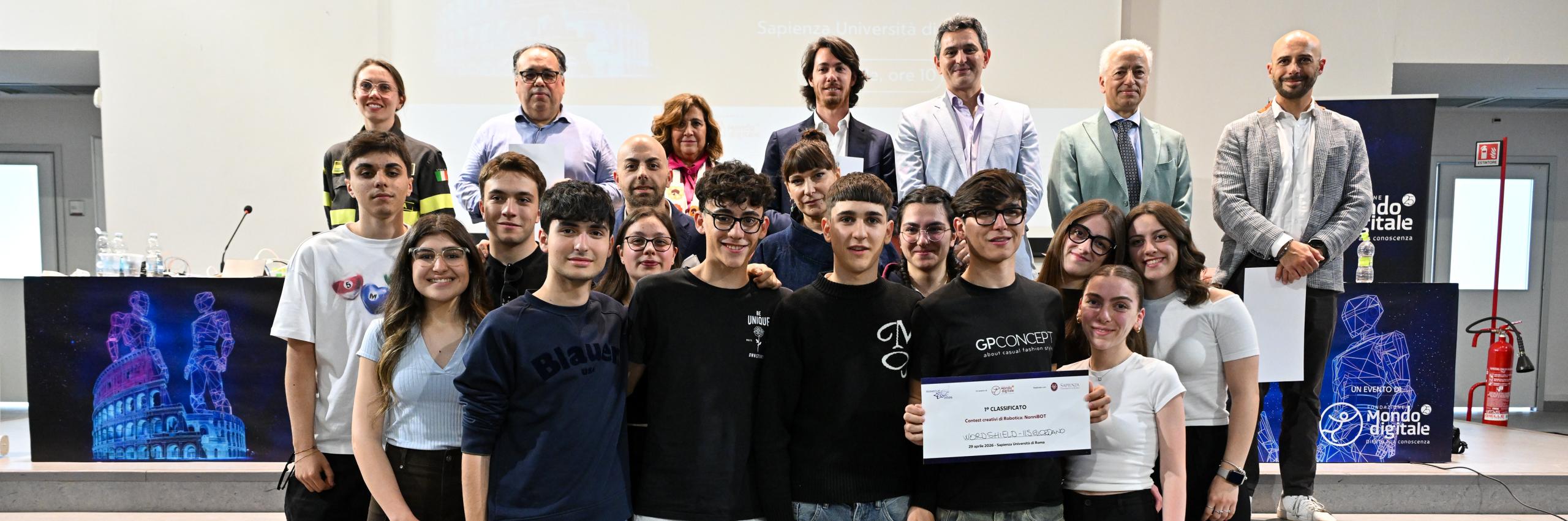 RomeCup 2026, primo premio per WordShield del Giordano di Venafro nella categoria NonniBOT