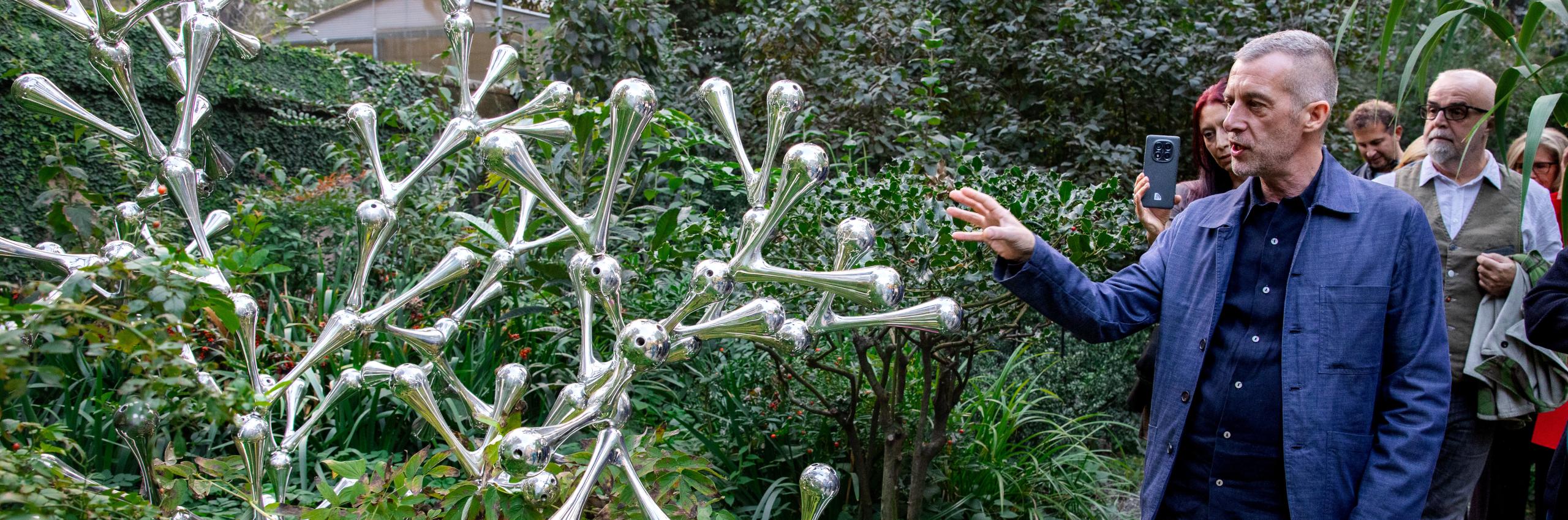 Le opere di Loris Cecchini all'Orto Botanico di Brera