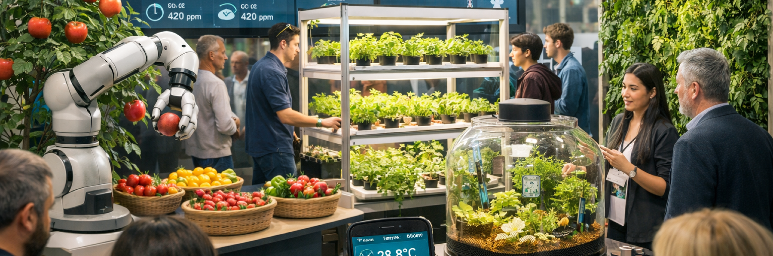 Agricoltura intelligente, natura e green tech