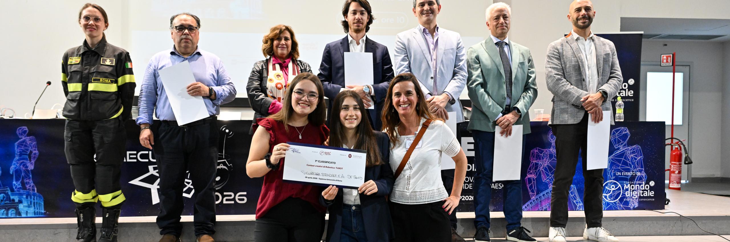 Alla RomeCup 2026, tre progetti usano robotica e intelligenza artificiale per prevenire gli incidenti e accelerare i soccorsi