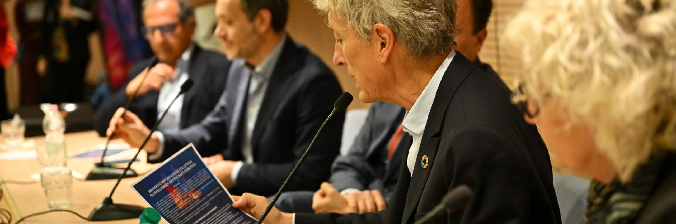 Presentazione del Manifesto per un’azione collettiva su intelligenza artificiale e robotica