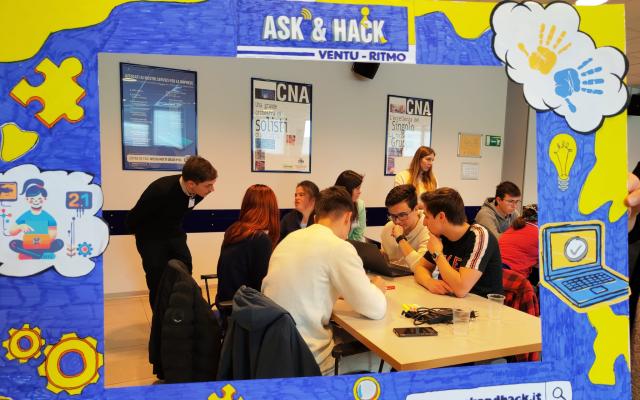 Ask&Hack Ventu-ritmo: codice senza barriere