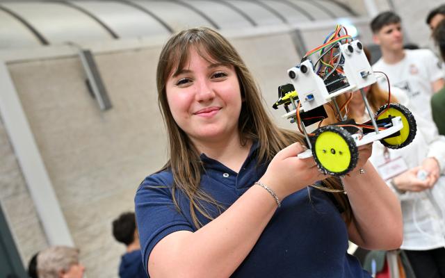 Miss Robot a Stem Day 2025