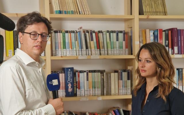 Tommaso Cherici con Claudia Pratelli
