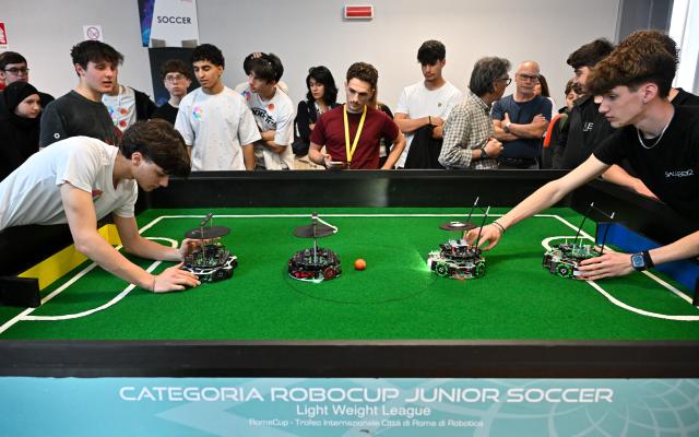 Tra i campi dii gara della RomeCup ai mondiali di calcio Fifa