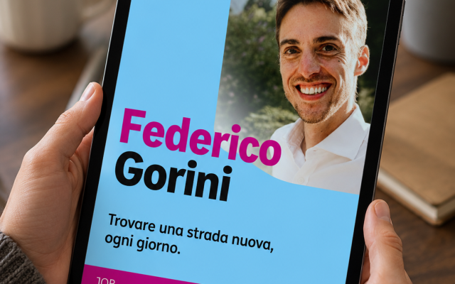 Una nuova storia dal blog Job Digital Lab: il percorso di Federico Gorini