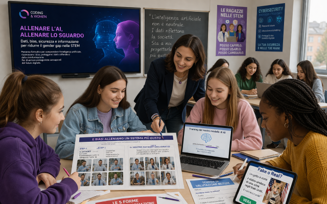 Dati, bias, sicurezza e informazione per ridurre il gender gap nelle STEM