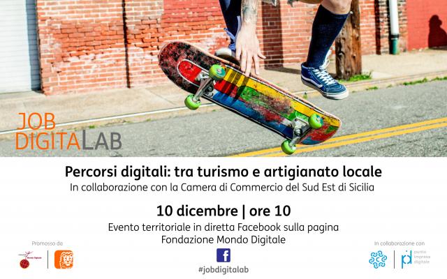 Turismo e artigianato: Job Digital Lab in tour a Catania per rafforzare le competenze digitali 